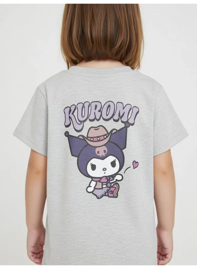 كورومي كورومي | تي شيرت بناتي | أبيض